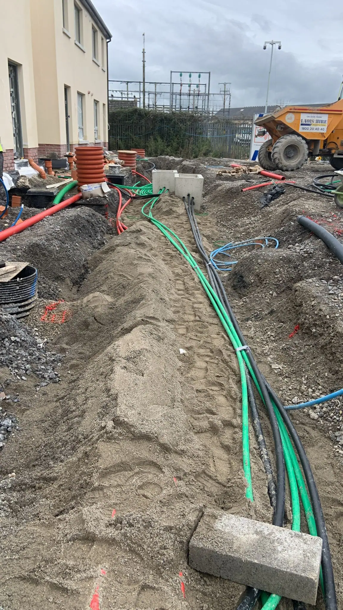 Civil engineering and groundworks at Radharc Ballyfin Road, Portlaoise