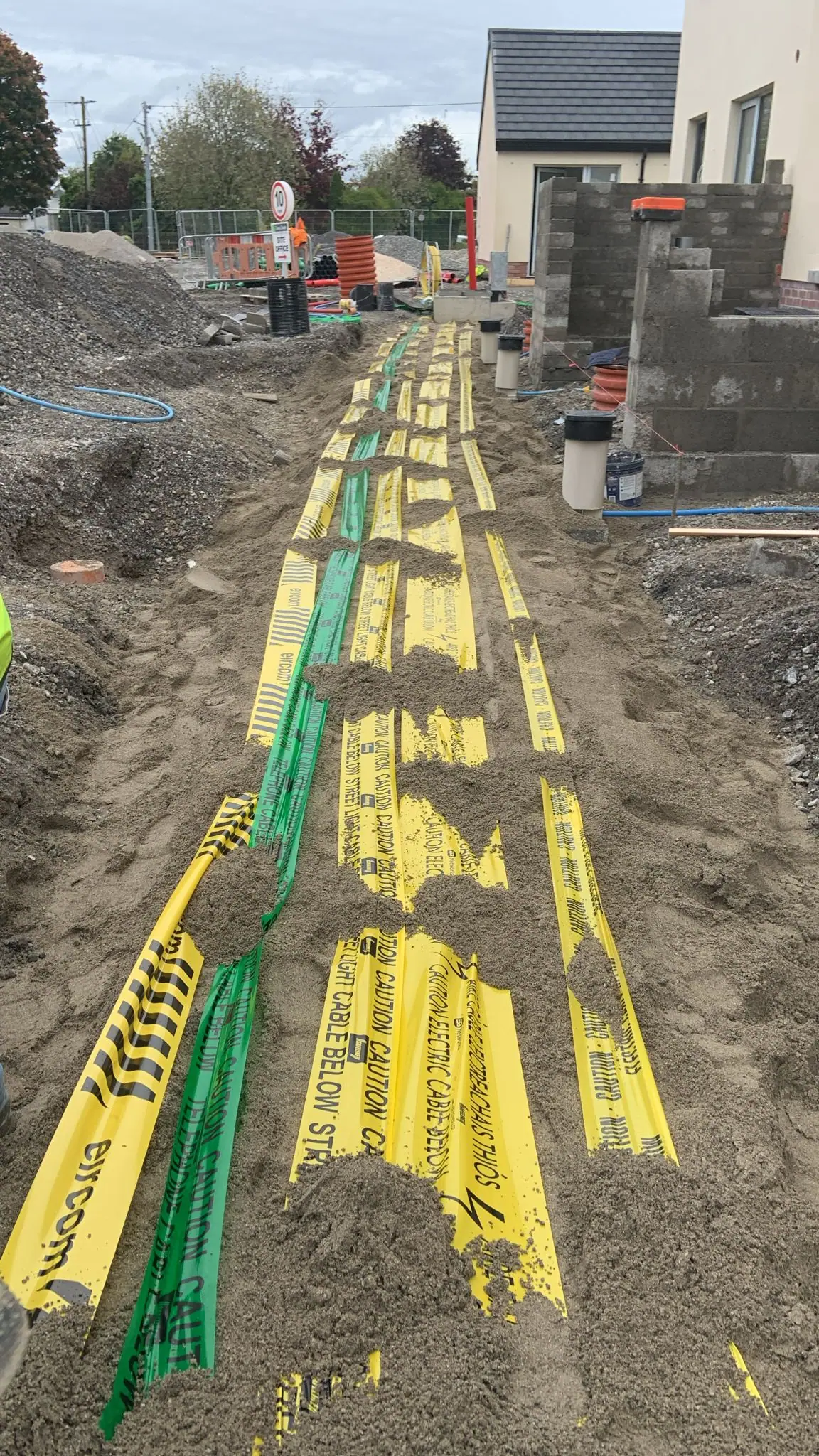 Civil engineering and groundworks at Radharc Ballyfin Road, Portlaoise