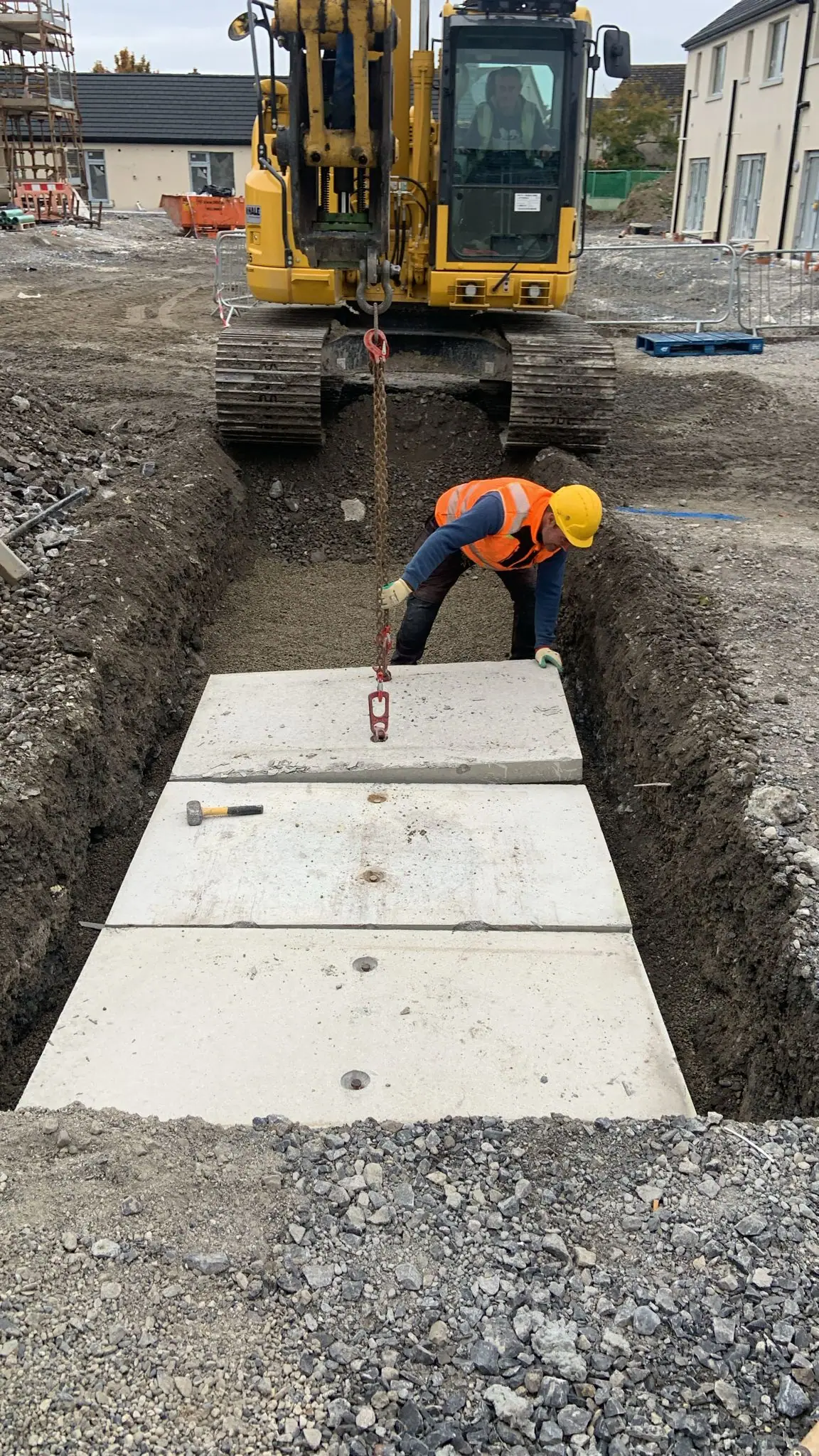 Civil engineering and groundworks at Radharc Ballyfin Road, Portlaoise