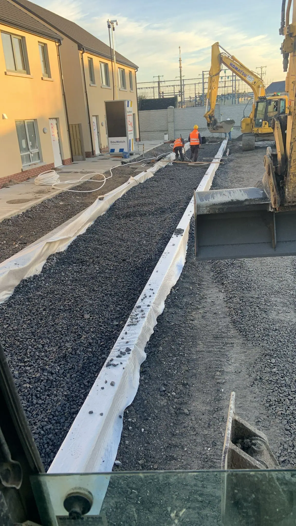 Civil engineering and groundworks at Radharc Ballyfin Road, Portlaoise