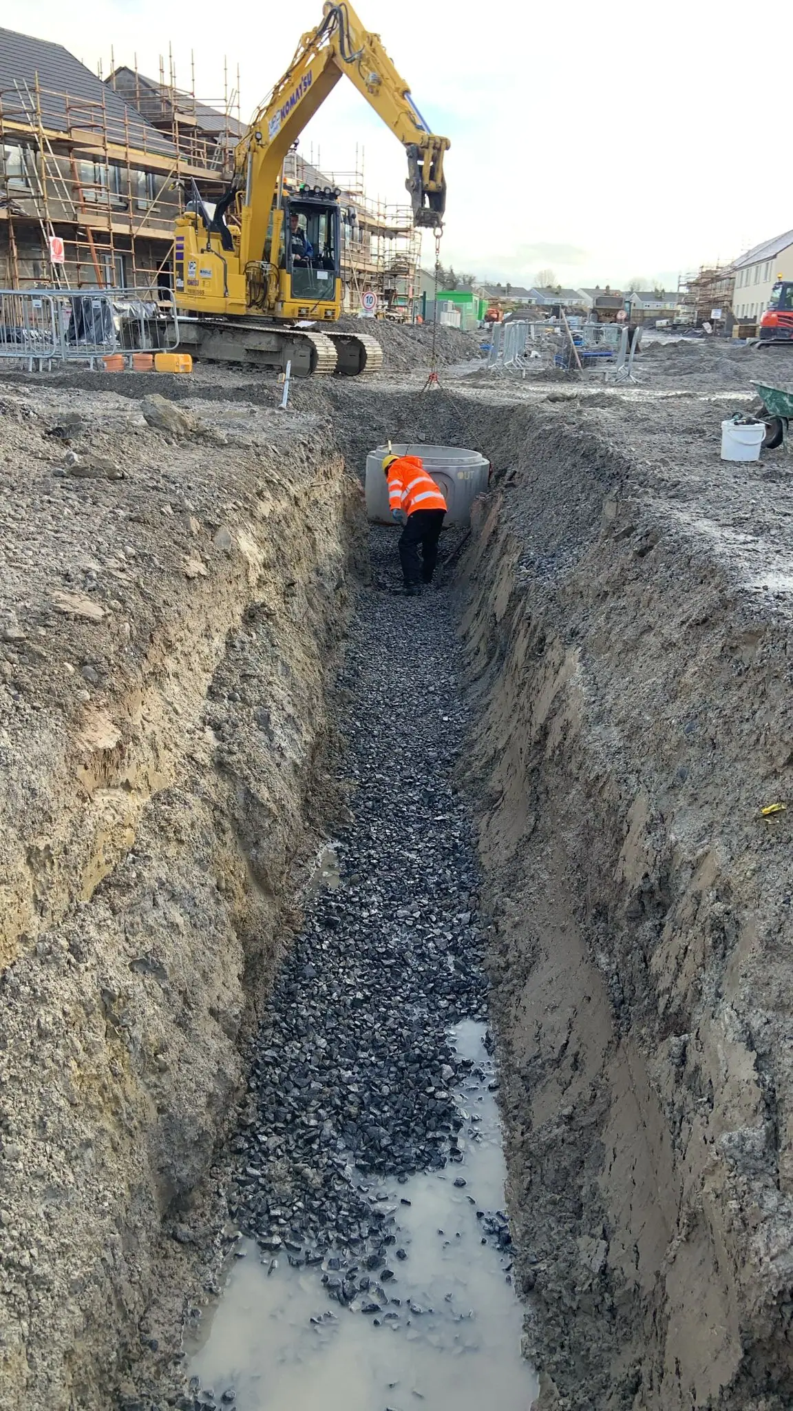 Civil engineering and groundworks at Radharc Ballyfin Road, Portlaoise