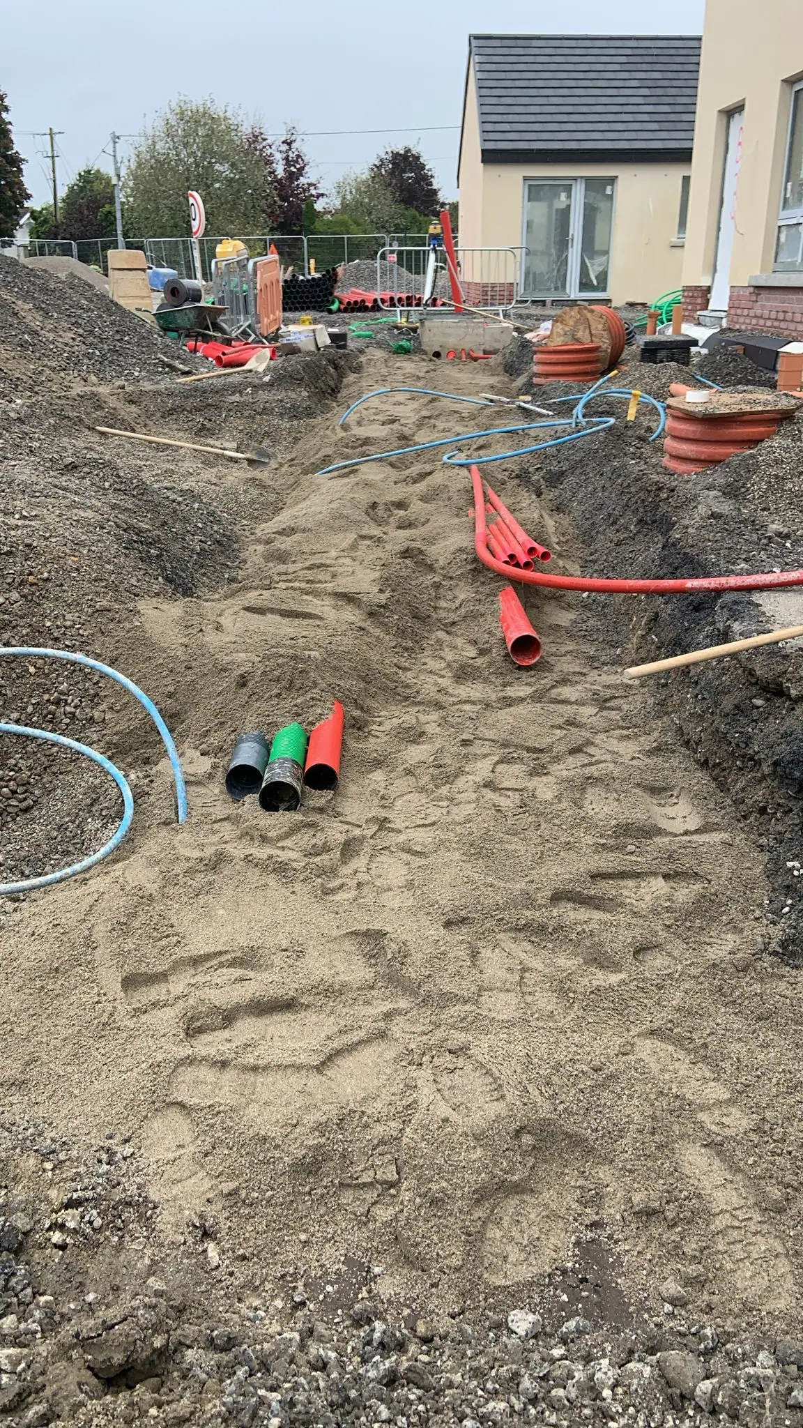 Civil engineering and groundworks at Radharc Ballyfin Road, Portlaoise